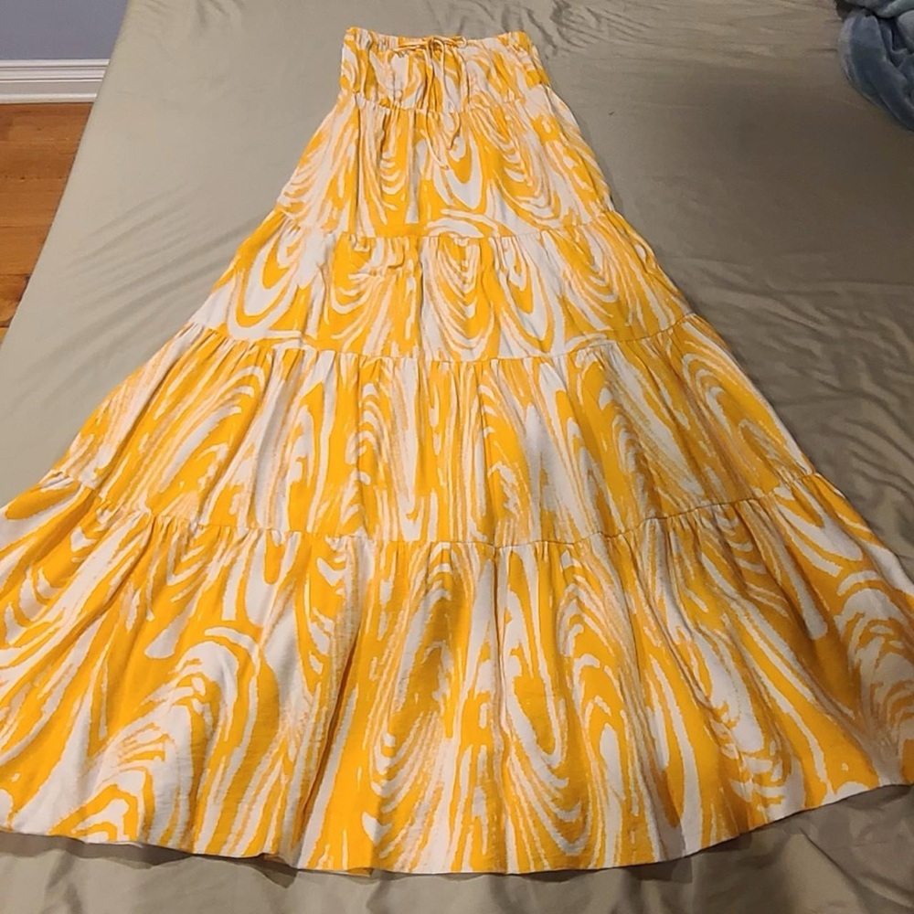 new york & company strapless sundress
